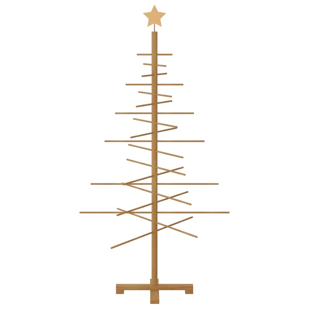 vidaXL Wooden Christmas Tree Brown 150 cm Bamboo