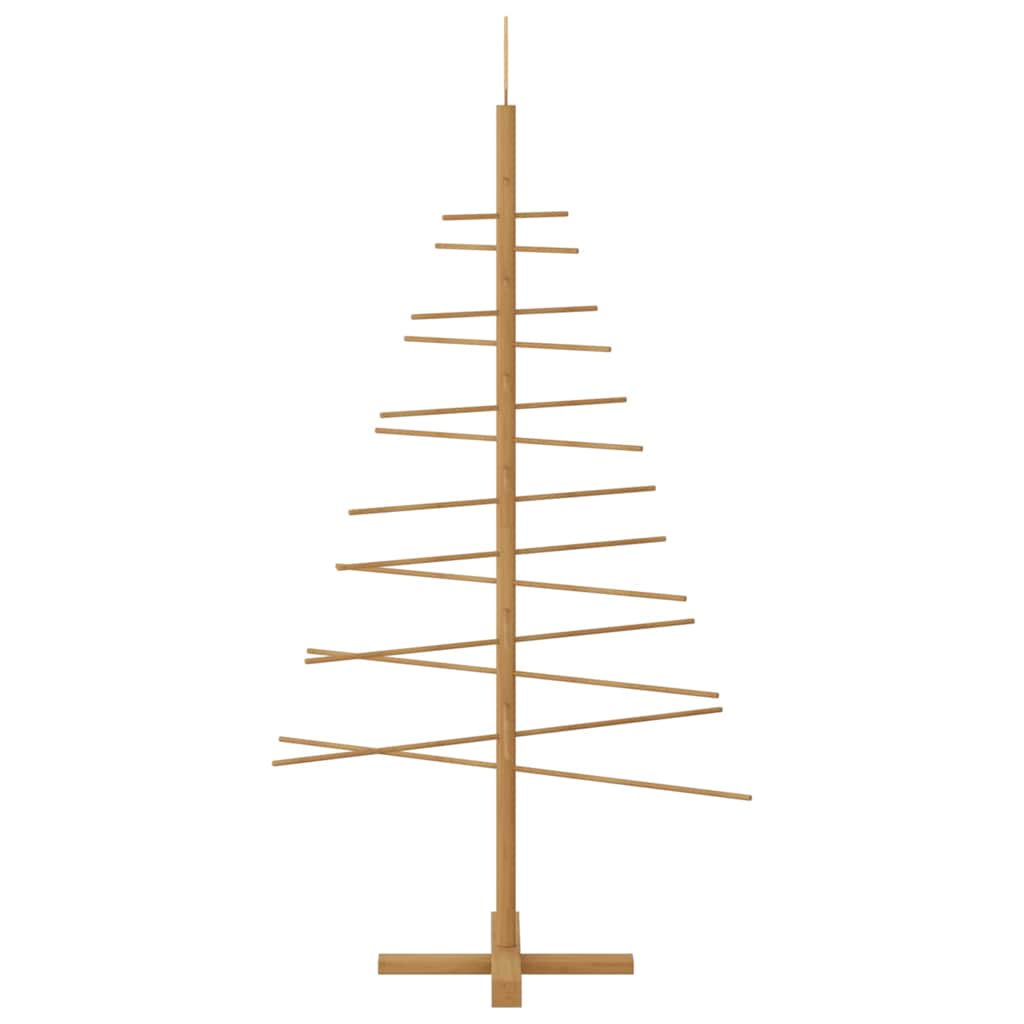 vidaXL Wooden Christmas Tree Brown 150 cm Bamboo