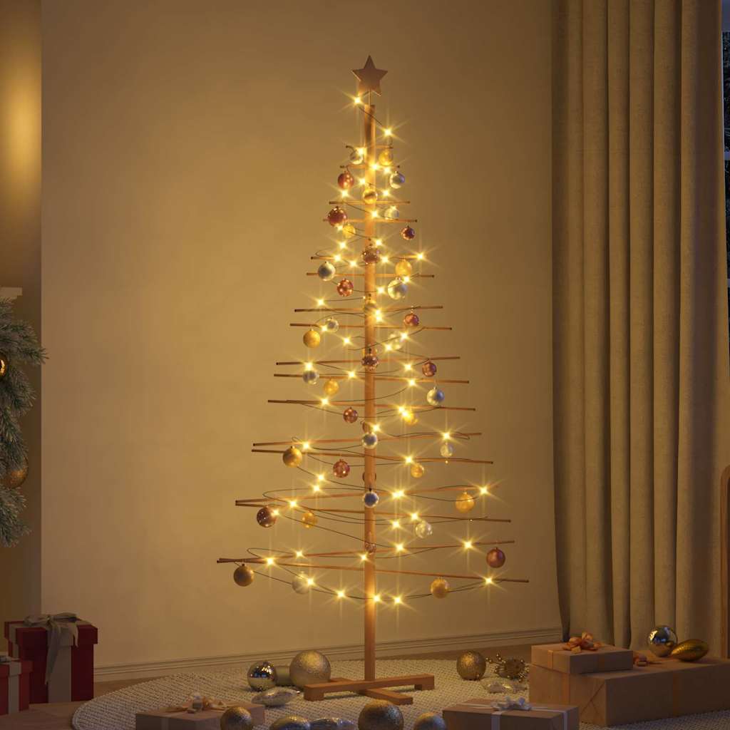 vidaXL Wooden Christmas Tree Brown 180 cm Bamboo