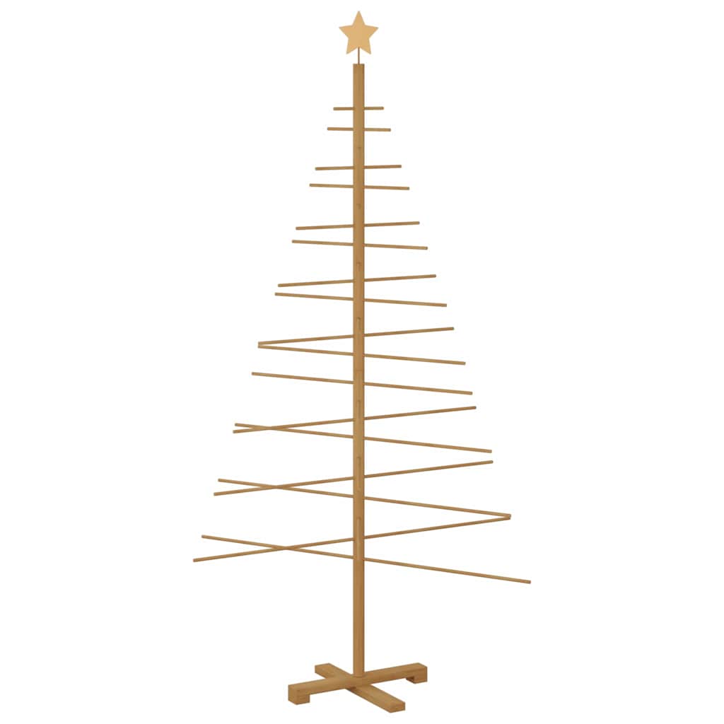 vidaXL Wooden Christmas Tree Brown 180 cm Bamboo