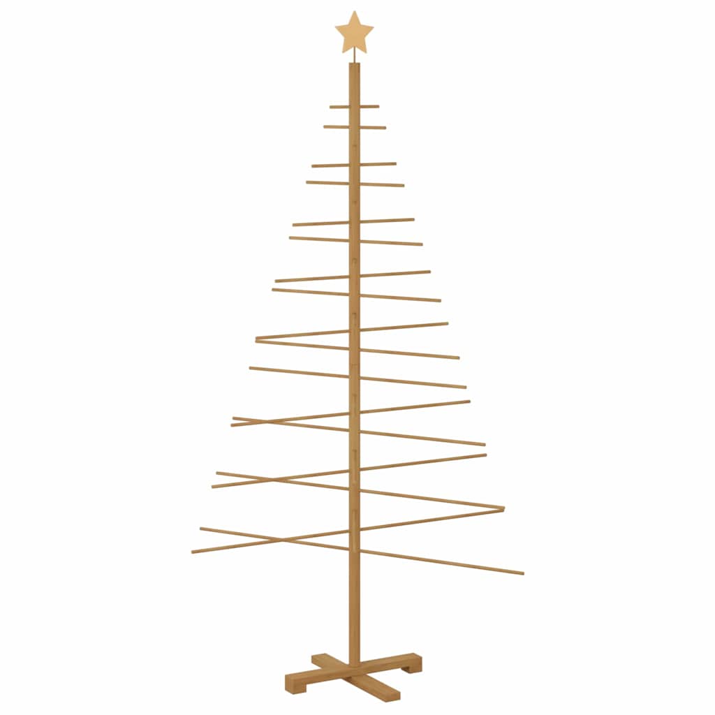 vidaXL Wooden Christmas Tree Brown 180 cm Bamboo