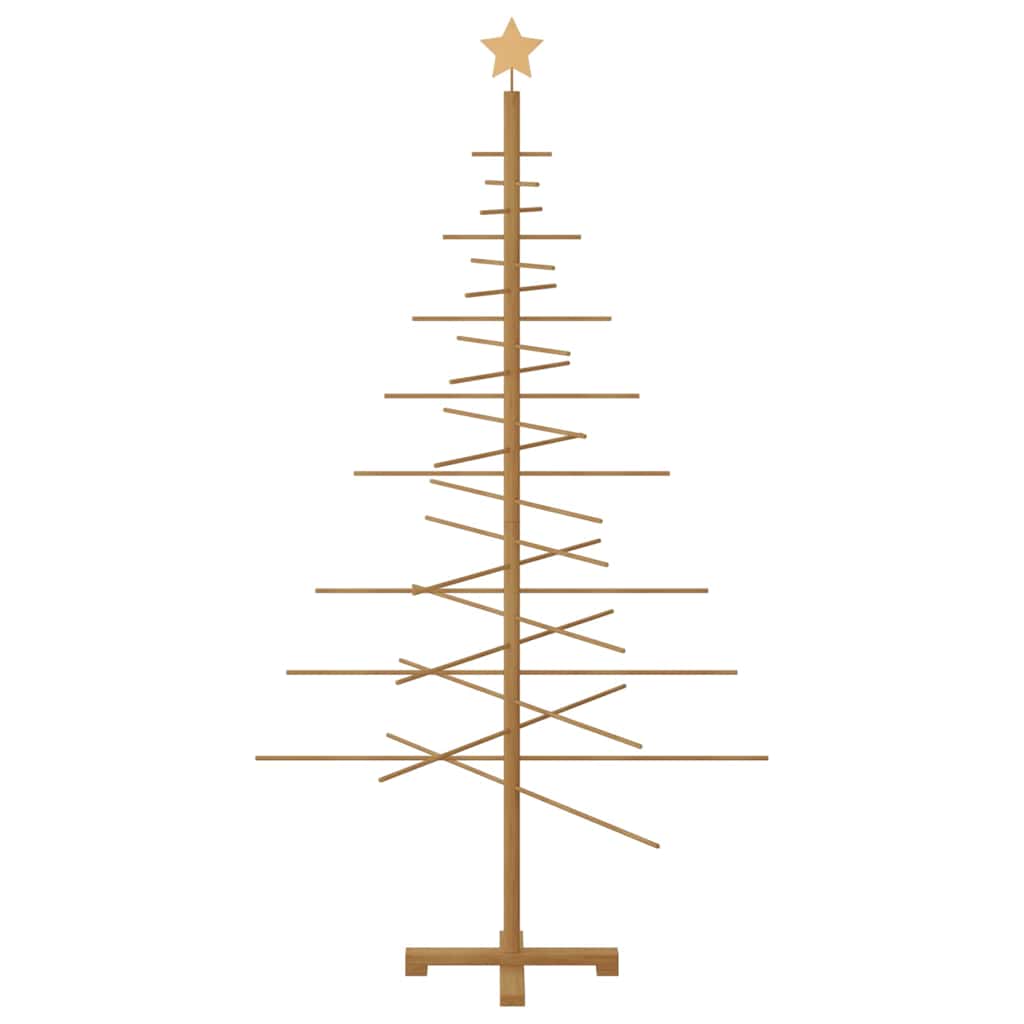 vidaXL Wooden Christmas Tree Brown 180 cm Bamboo
