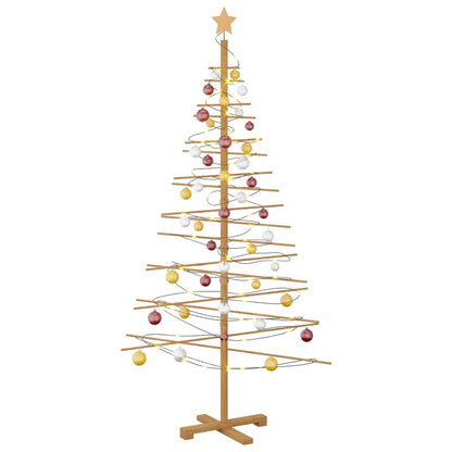 vidaXL Wooden Christmas Tree Brown 180 cm Bamboo