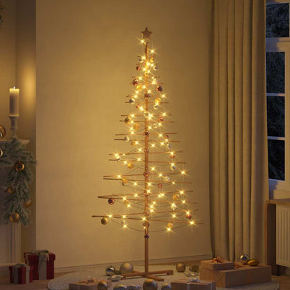 vidaXL Wooden Christmas Tree Brown 210 cm Bamboo