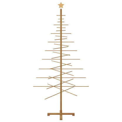 vidaXL Wooden Christmas Tree Brown 210 cm Bamboo
