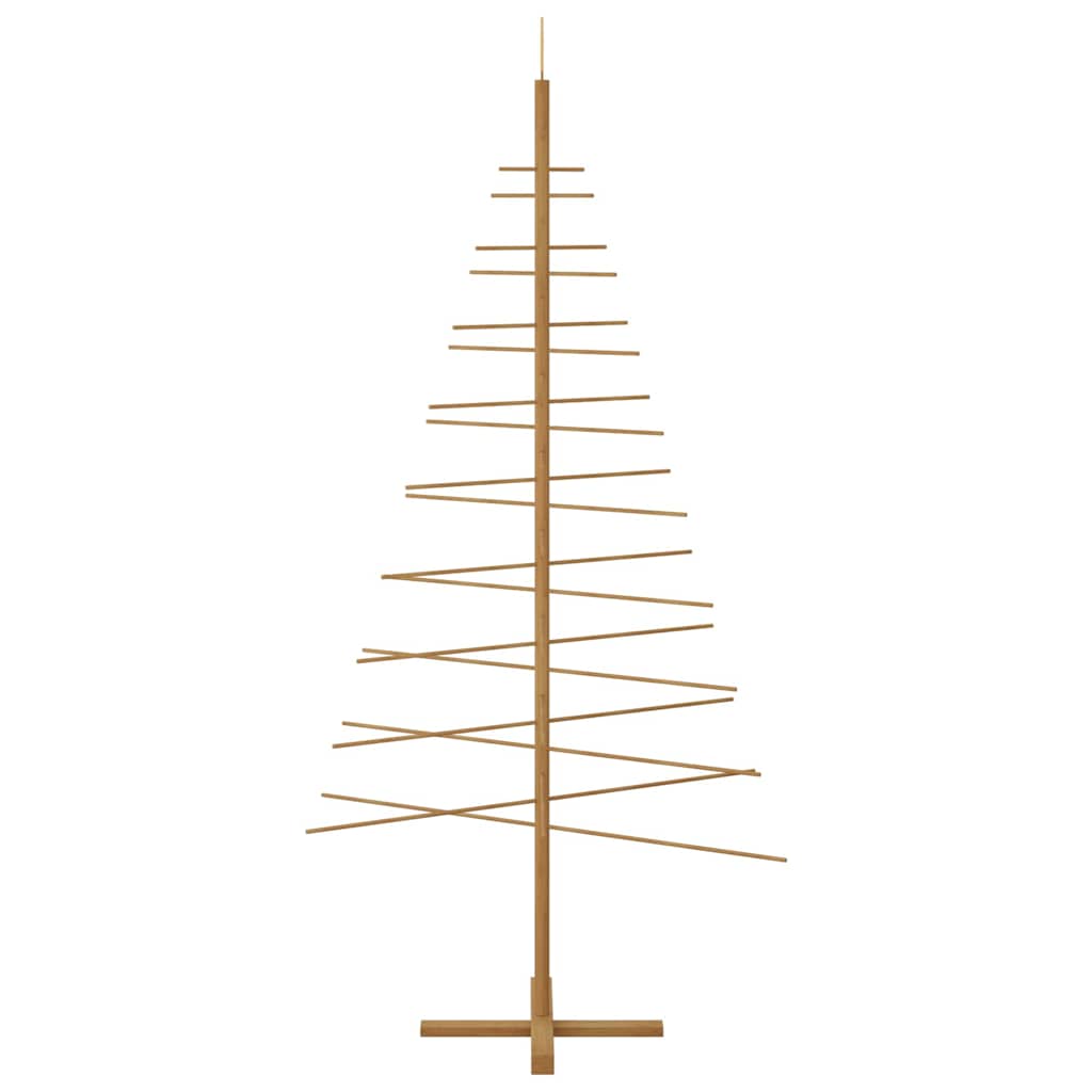 vidaXL Wooden Christmas Tree Brown 210 cm Bamboo