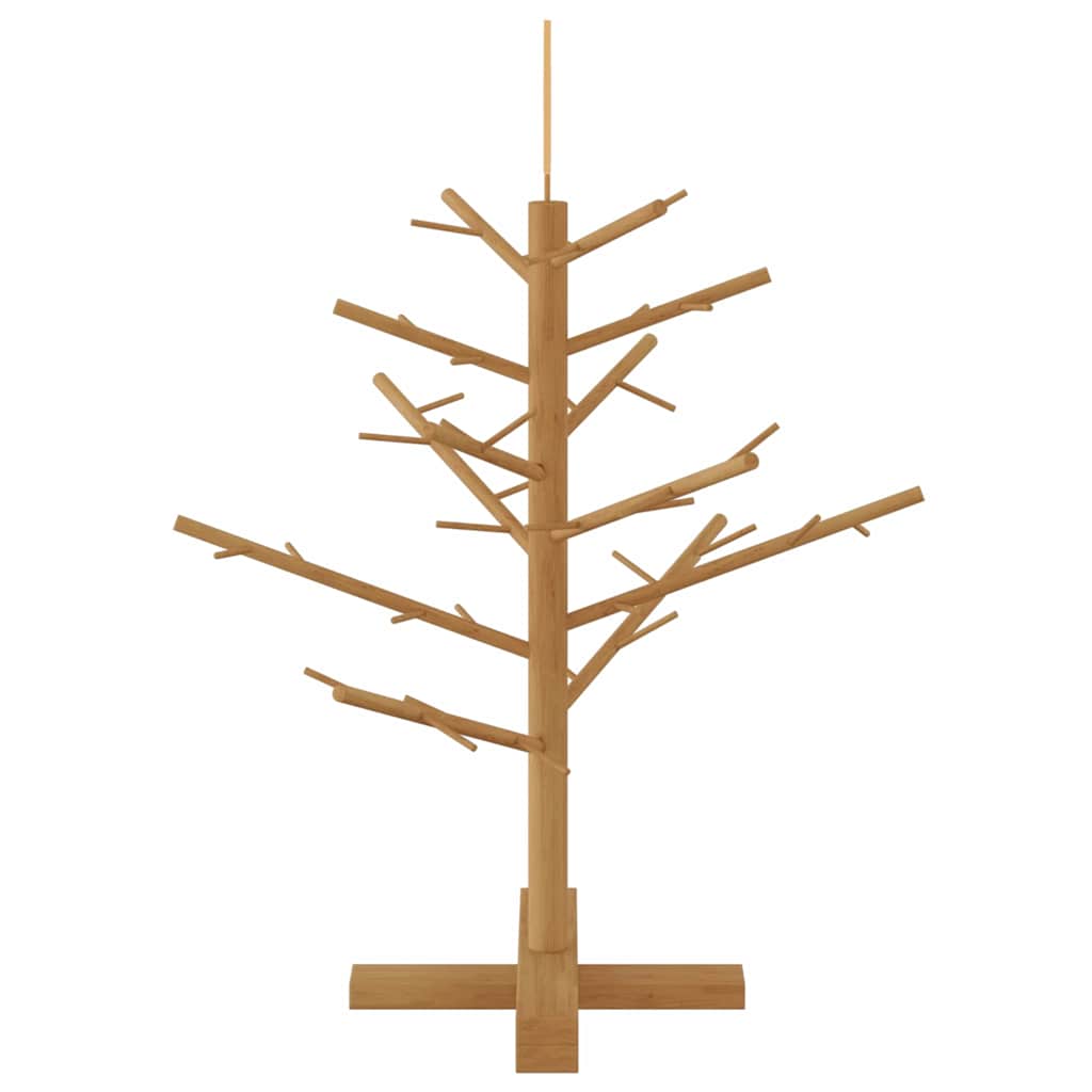 vidaXL Wooden Christmas Tree with Stand Brown 75 cm Solid pine wood