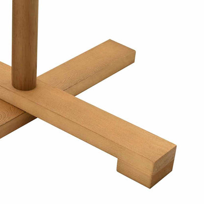 vidaXL Wooden Christmas Tree with Stand Brown 180 cm Solid pine wood