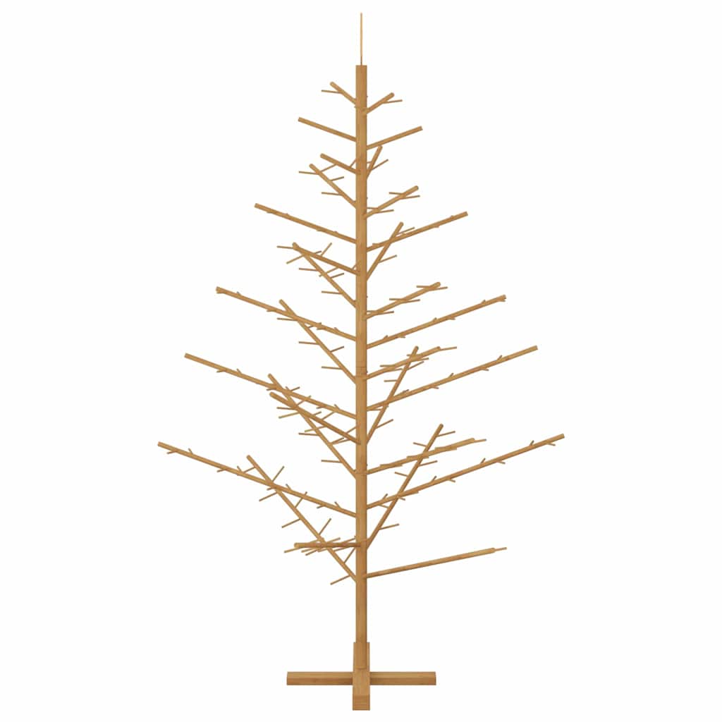 vidaXL Wooden Christmas Tree with Stand Brown 180 cm Solid pine wood