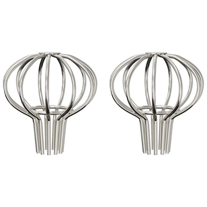 vidaXL Gutter Leaf Guard 2 pcs Silver 50 mm Stainless Steel