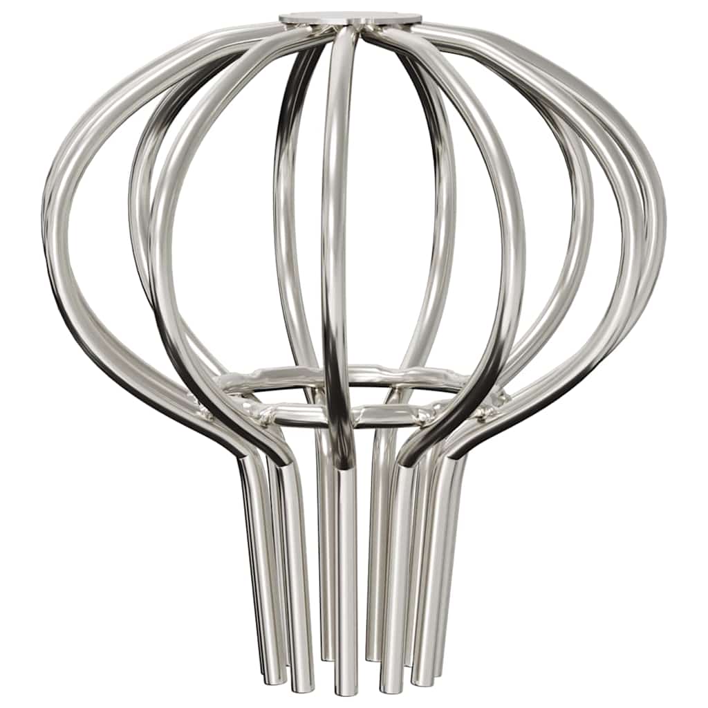 vidaXL Gutter Leaf Guard 8 pcs Silver 50 mm Stainless Steel