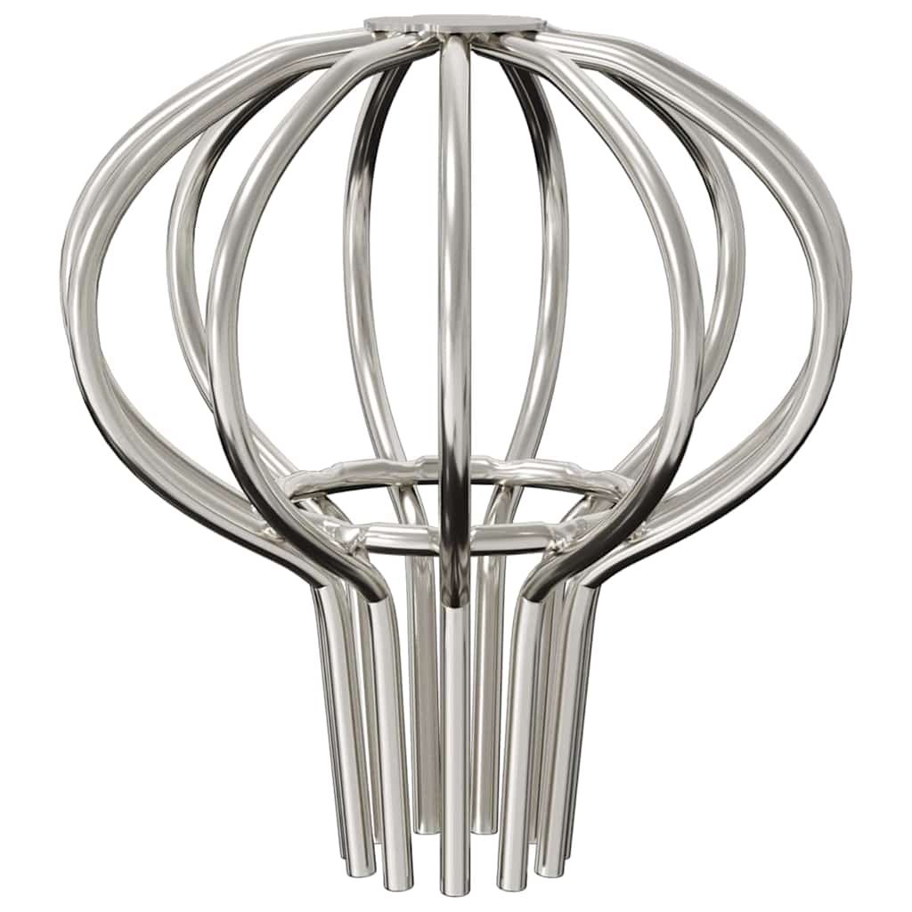 vidaXL Gutter Leaf Guard 8 pcs Silver 50 mm Stainless Steel