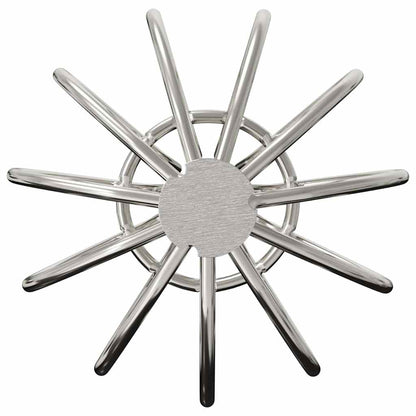 vidaXL Gutter Leaf Guard 8 pcs Silver 50 mm Stainless Steel