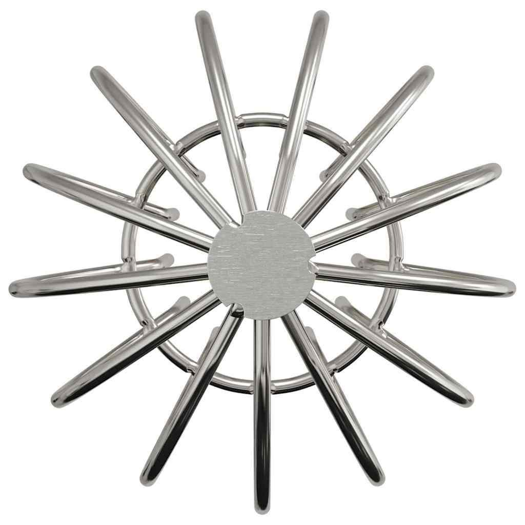 vidaXL Gutter Leaf Guard 2 pcs Silver 75 mm Stainless Steel