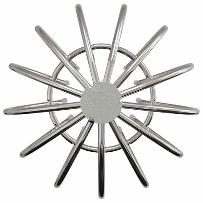 vidaXL Gutter Leaf Guard 2 pcs Silver 75 mm Stainless Steel