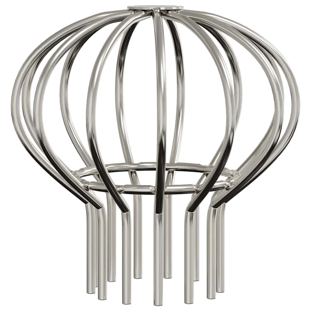 vidaXL Gutter Leaf Guard 8 pcs Silver 75 mm Stainless Steel
