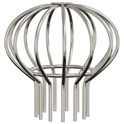 vidaXL Gutter Leaf Guard 8 pcs Silver 75 mm Stainless Steel
