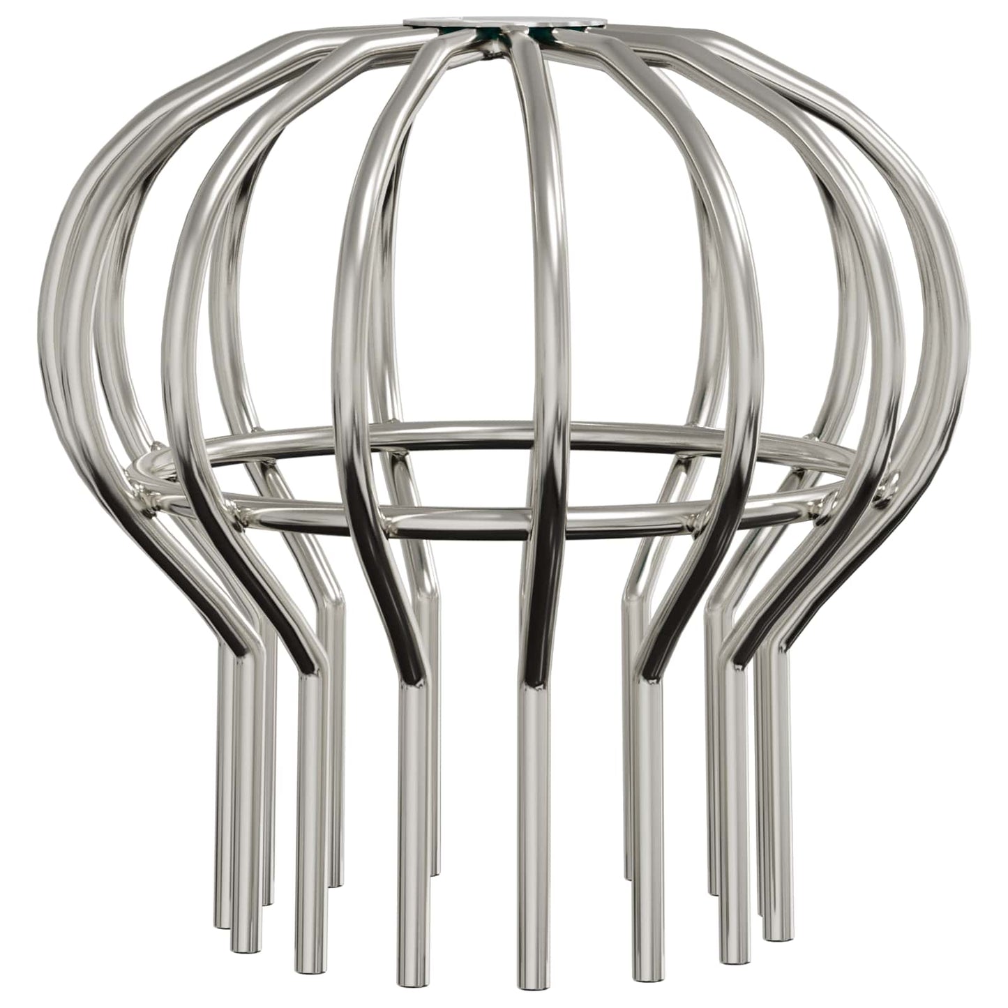 vidaXL Gutter Leaf Guard 8 pcs Silver 110 mm Stainless Steel