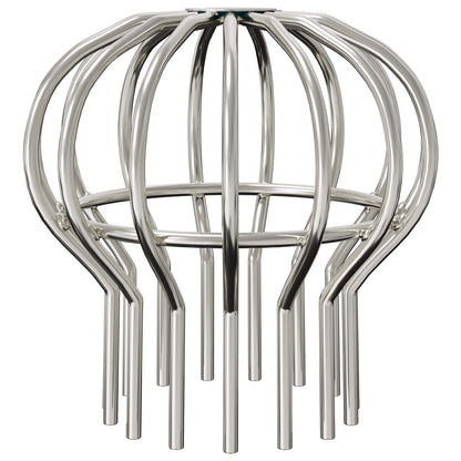 vidaXL Gutter Leaf Guard 8 pcs Silver 110 mm Stainless Steel