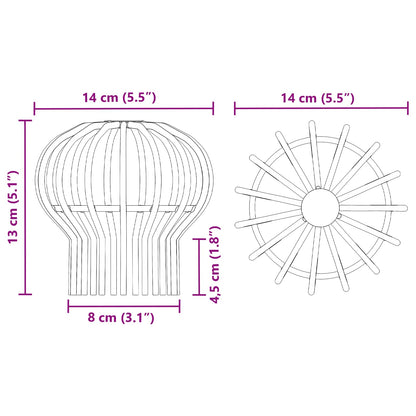 vidaXL Gutter Leaf Guard 8 pcs Silver 110 mm Stainless Steel