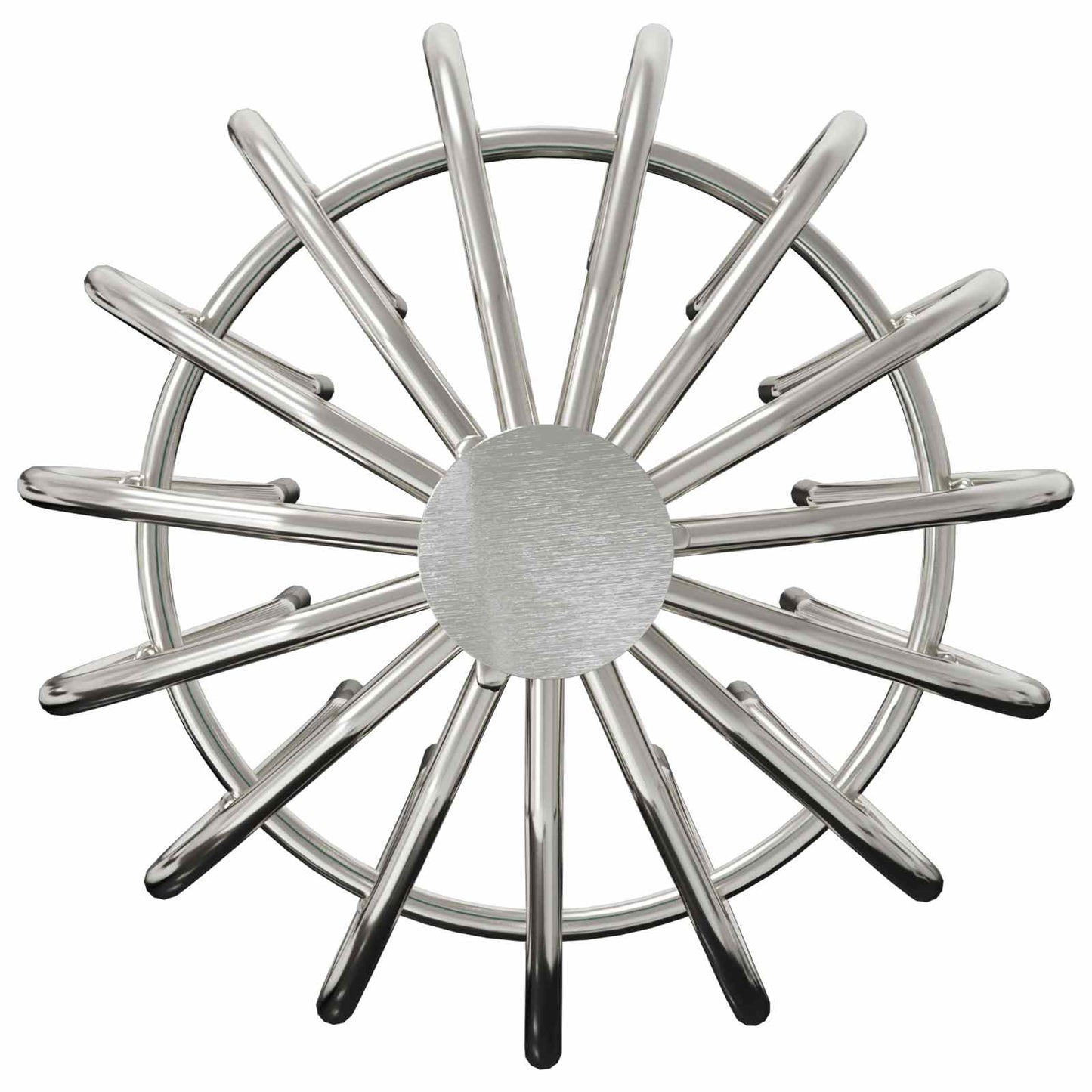 vidaXL Gutter Leaf Guard 8 pcs Silver 110 mm Stainless Steel