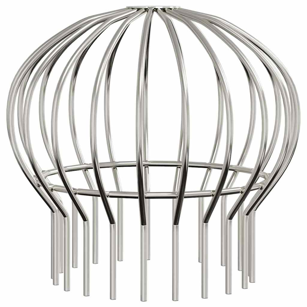 vidaXL Gutter Leaf Guard 2 pcs Silver 160 mm Stainless Steel