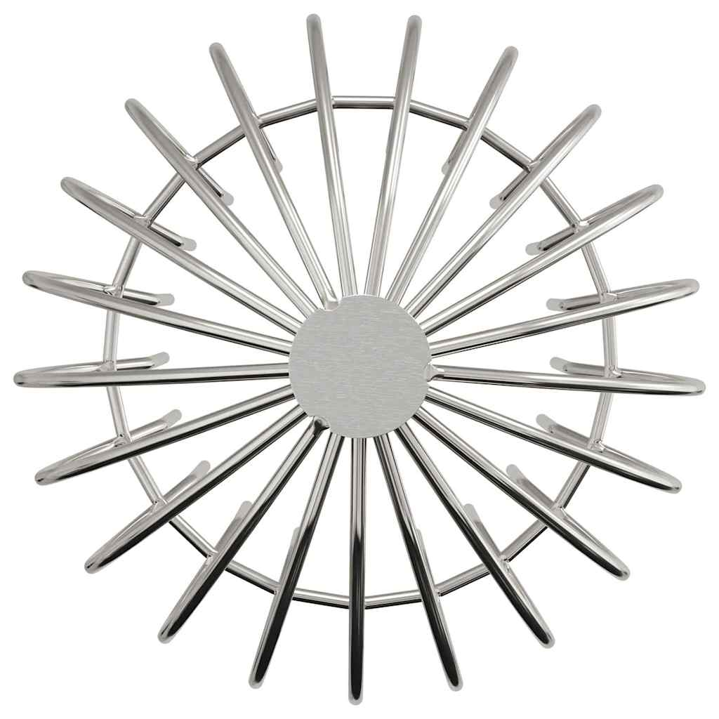 vidaXL Gutter Leaf Guard 2 pcs Silver 160 mm Stainless Steel