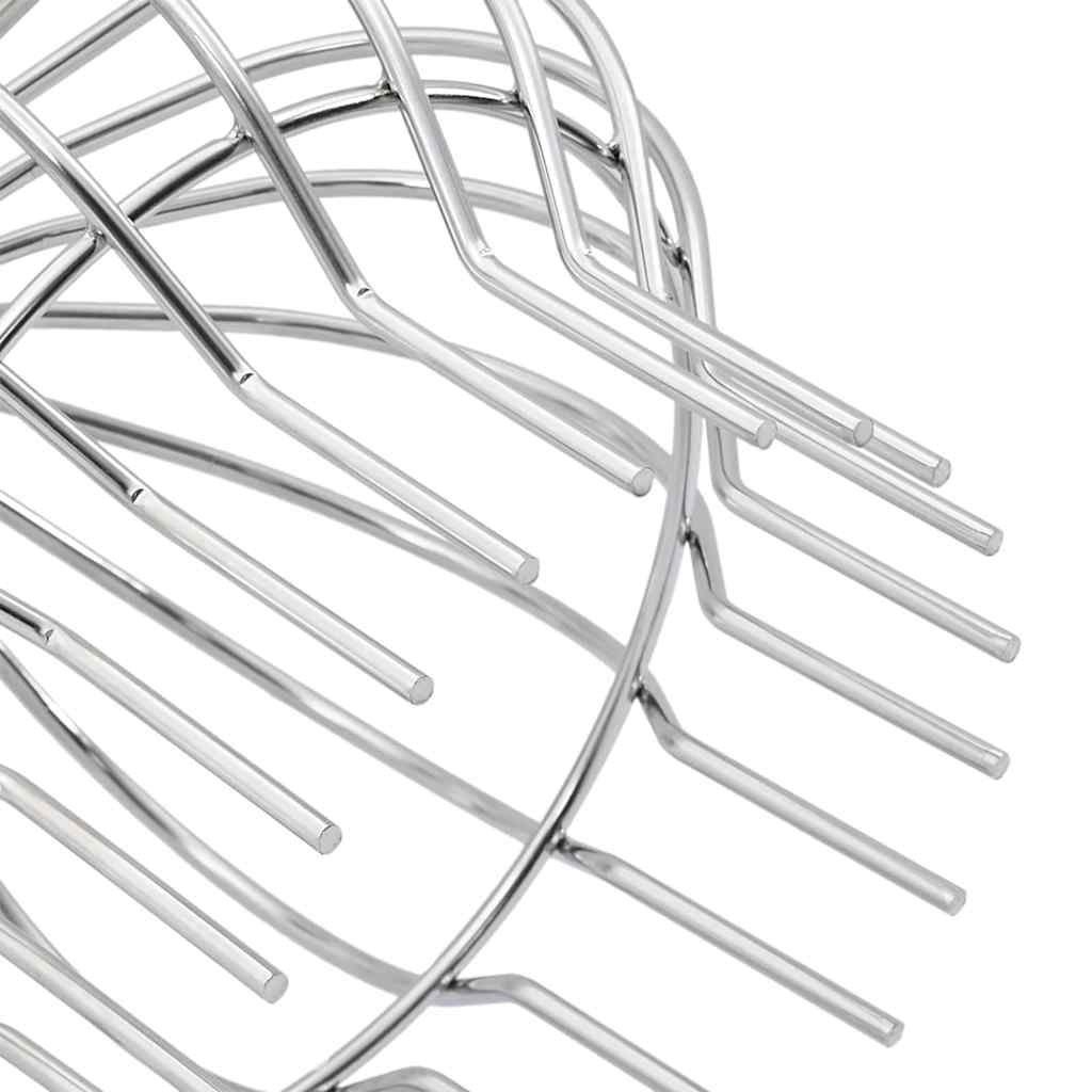 vidaXL Gutter Leaf Guard 8 pcs Silver 160 mm Stainless Steel