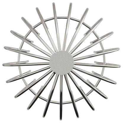 vidaXL Gutter Leaf Guard 2 pcs Silver 200 mm Stainless Steel
