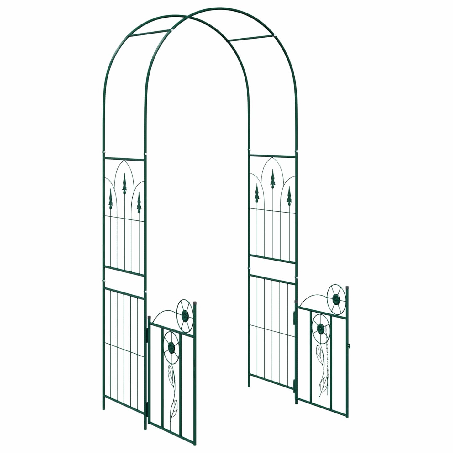vidaXL Garden Arch with Lock Green 102 x 50 x 218 cm