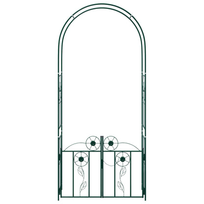 vidaXL Garden Arch with Lock Green 102 x 50 x 218 cm