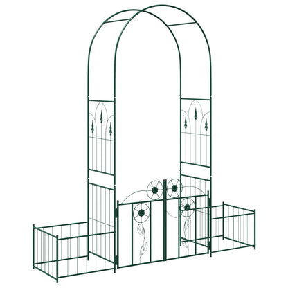 vidaXL Garden Arch with Lock Green 203 x 50 x 218 cm