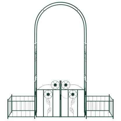 vidaXL Garden Arch with Lock Green 203 x 50 x 218 cm
