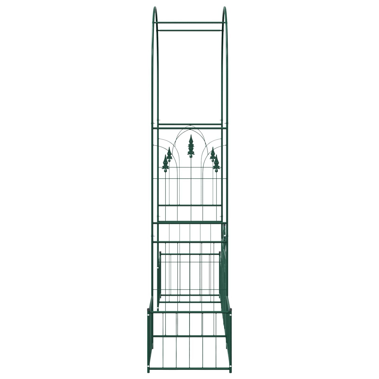 vidaXL Garden Arch with Lock Green 203 x 50 x 218 cm