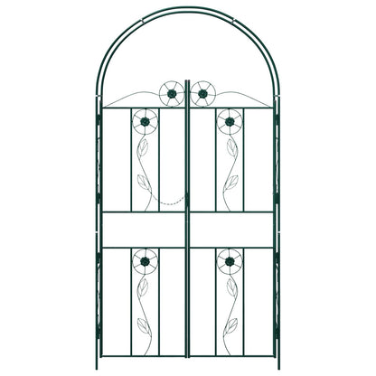 vidaXL Garden Arch Plain Green 115 x 37 x 226 cm