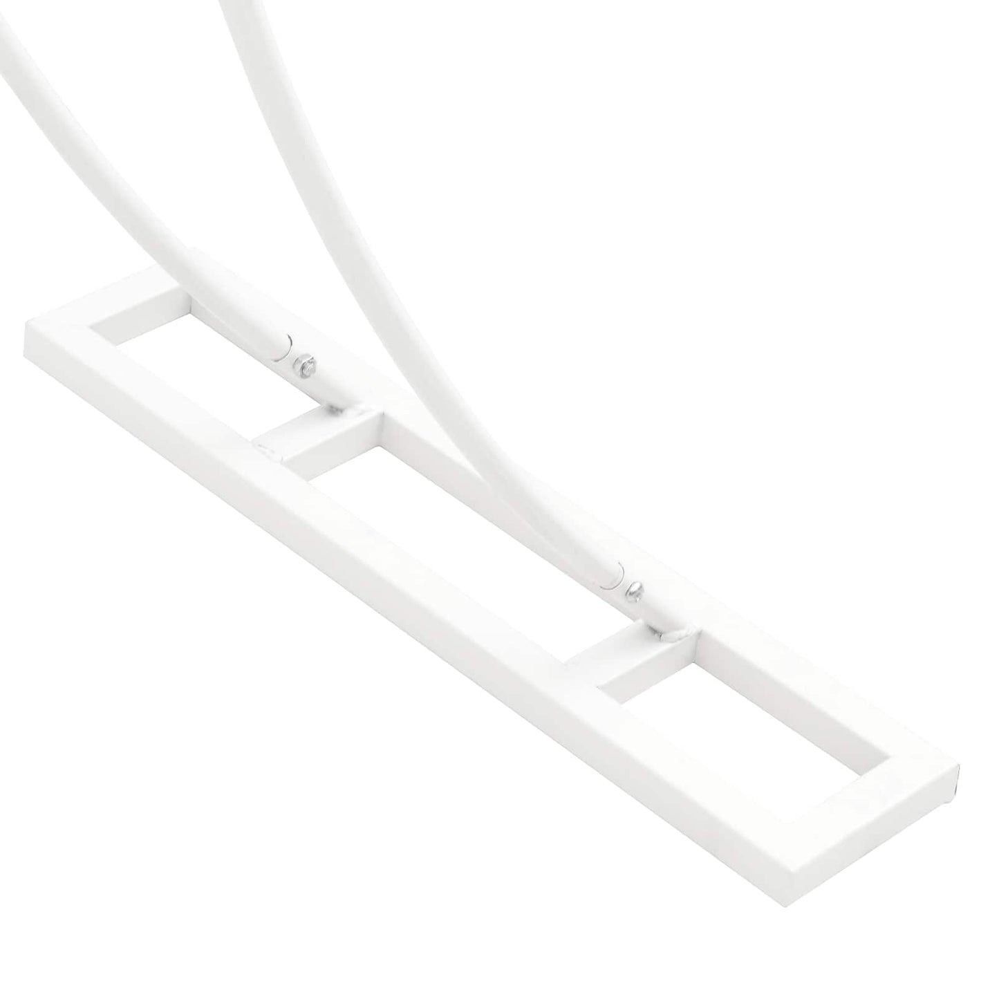 vidaXL Wedding Arch White 223 x 45 x 201 cm Steel