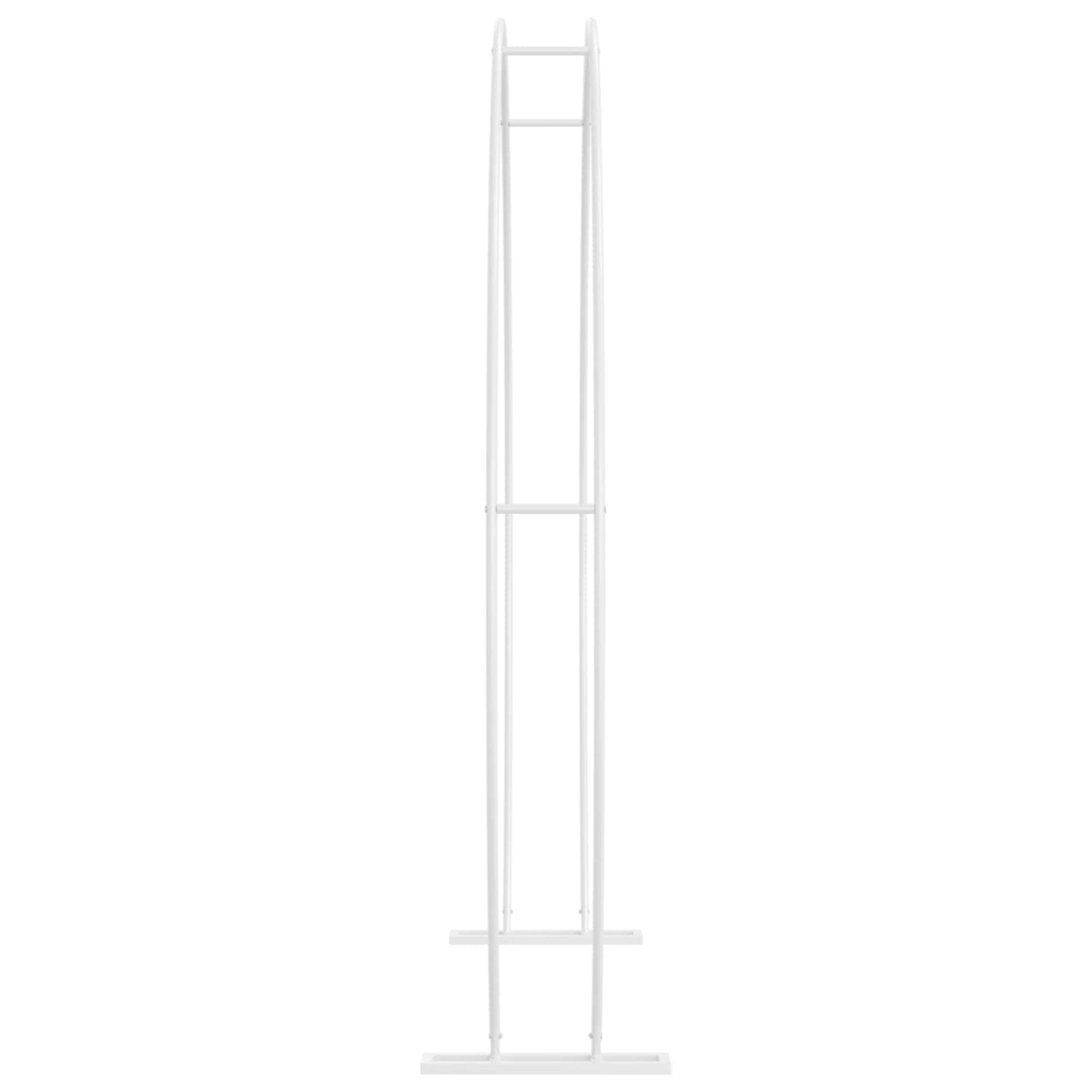 vidaXL Wedding Arch White 223 x 45 x 201 cm Steel