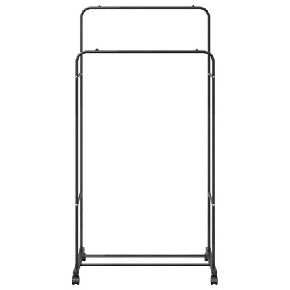 vidaXL Clothes Rack Plain Black 80 x 53 x 156 cm