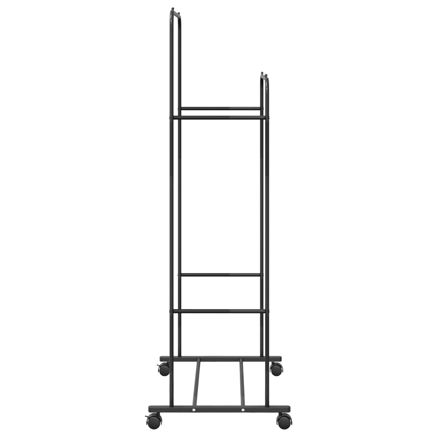 vidaXL Clothes Rack Plain Black 80 x 53 x 156 cm