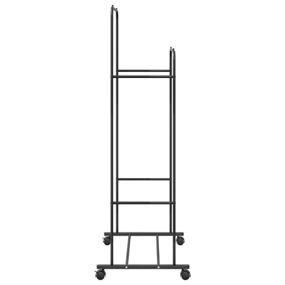 vidaXL Clothes Rack Plain Black 80 x 53 x 156 cm
