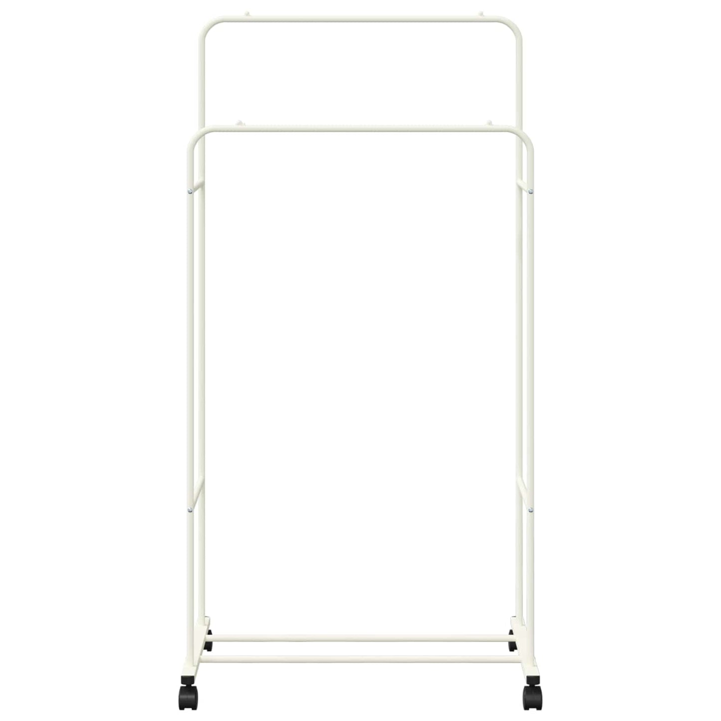vidaXL Clothes Rack Plain White 80 x 53 x 156 cm
