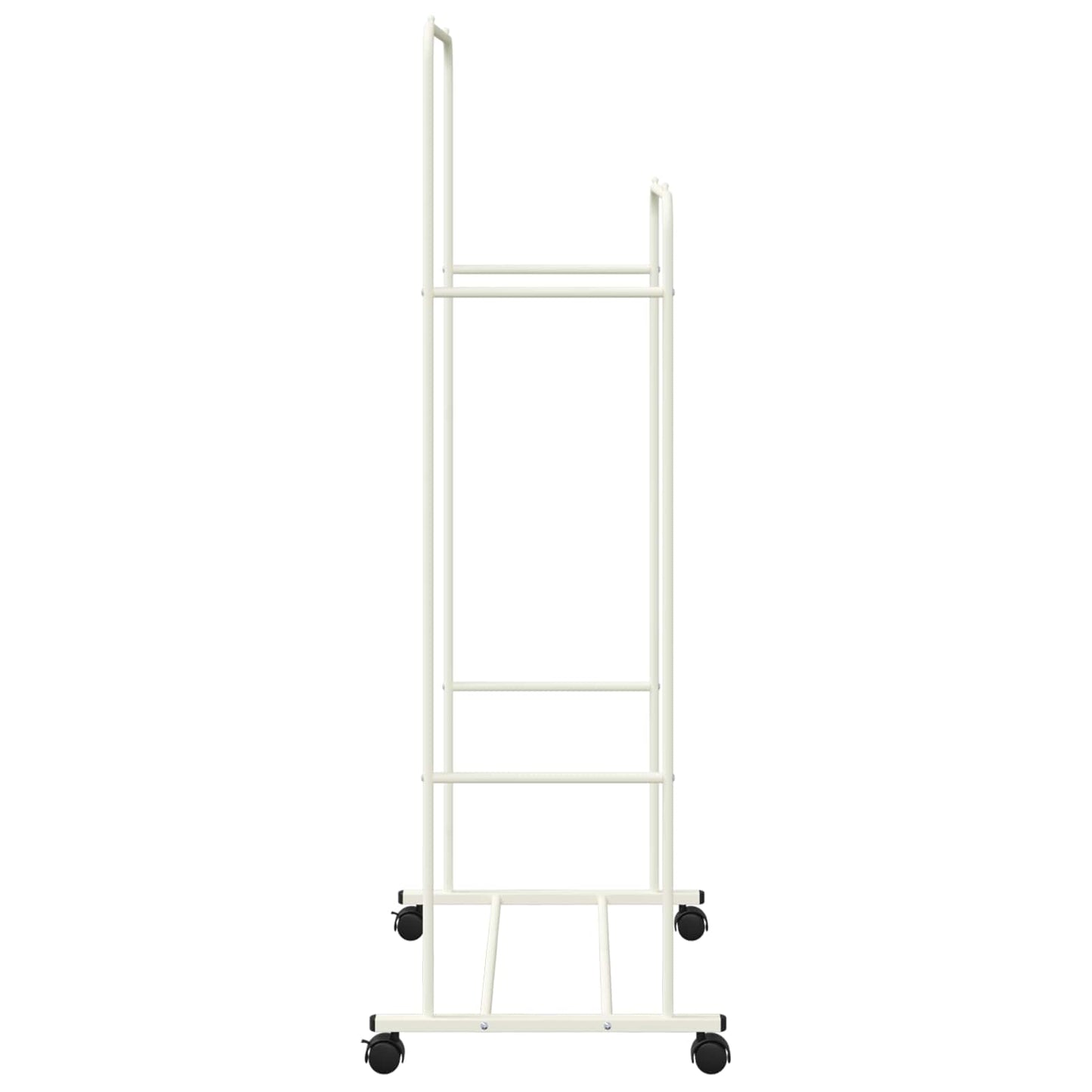 vidaXL Clothes Rack Plain White 80 x 53 x 156 cm