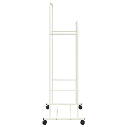 vidaXL Clothes Rack Plain White 80 x 53 x 156 cm