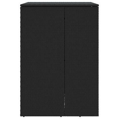 vidaXL Box Garbage Bin Box Black 65 x 80 x 115 cm Polyethylene