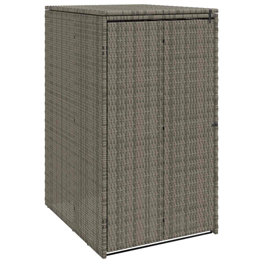 vidaXL Box Garbage Bin Box Grey 65 x 80 x 115 cm Polyethylene