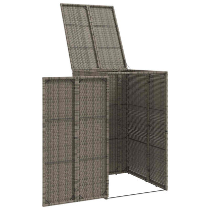 vidaXL Box Garbage Bin Box Grey 65 x 80 x 115 cm Polyethylene