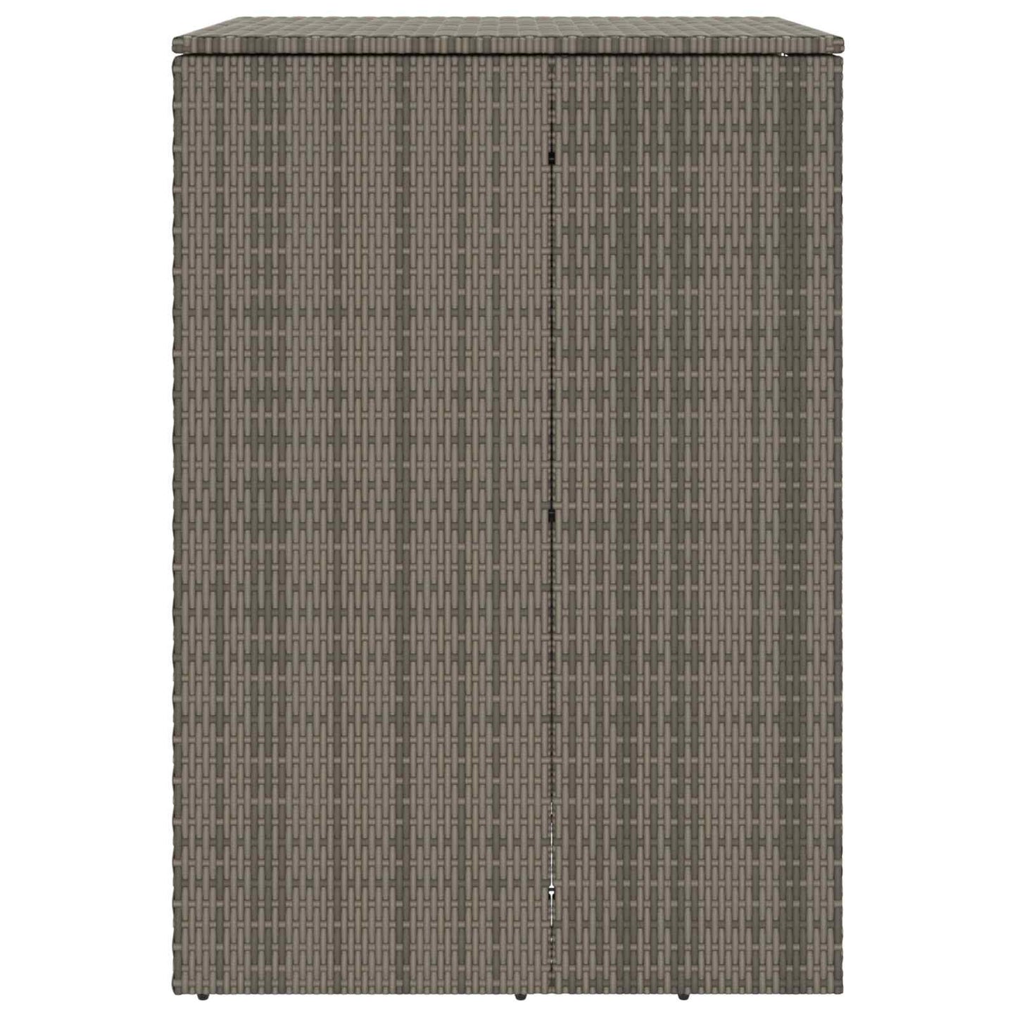 vidaXL Box Garbage Bin Box Grey 65 x 80 x 115 cm Polyethylene