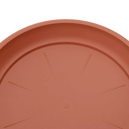 vidaXL Plant Pots 24 pcs Brick Red Ø 15 x 12 cm Plastic