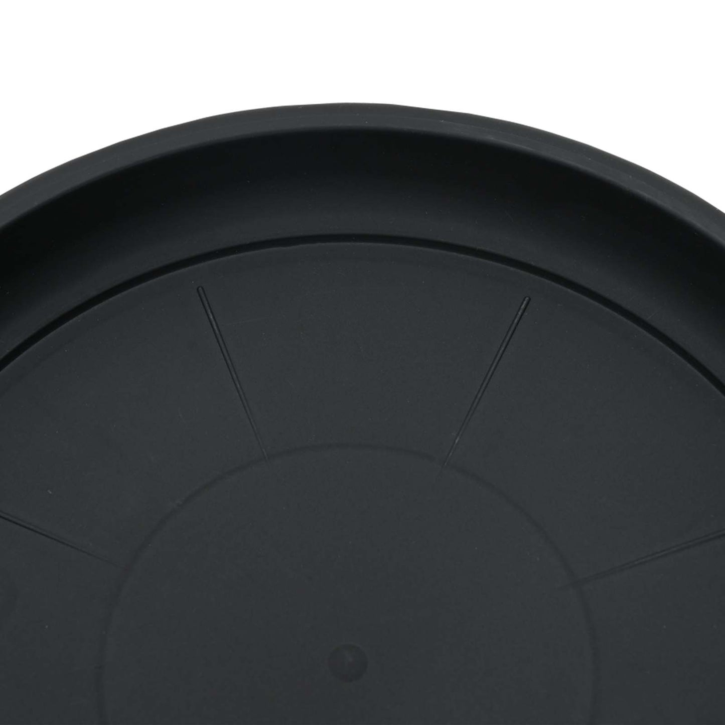 vidaXL Plant Pots 6 pcs Black Ø 39 x 32 cm Plastic
