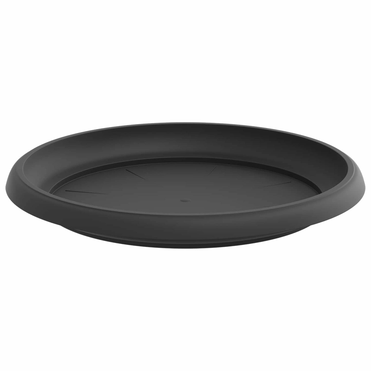 vidaXL Plant Pots 24 pcs Black Ø 30 x 25 cm Plastic